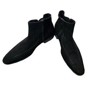 Ernesto Dolani 7641 black lined Suede size 42.5